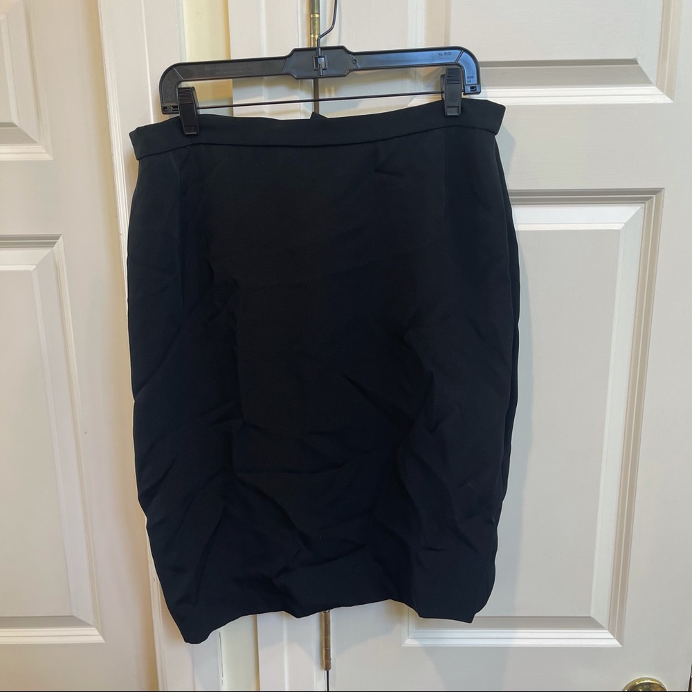 Genny Cro Vintage Black Pencil Skirt - Picture 3 of 8